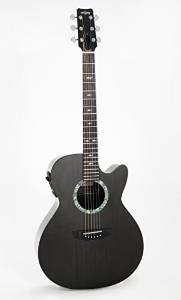 RainSong Guitars Concert Series CO-WS1000N2 Acoustic-Electric Guitar, Natural carbon