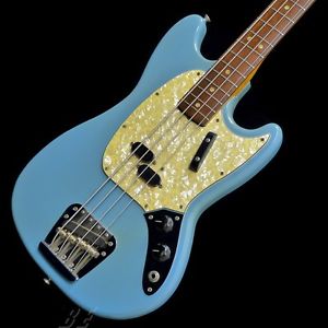 [USED]Fender USA Mustang Bass '68 Blue electric bass guitar