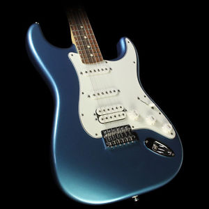 Used Fender Standard HSS Stratocaster Electric Guitar Lake Placid Blue