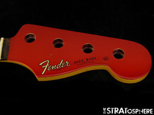 *Fender USA 50th Ann Jazz BASS NECK '62 American Candy Apple Nitro Block #294