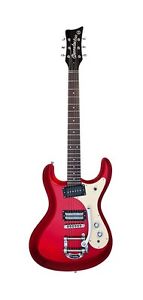 Danelectro Electric Guitar The '64 Bigsby Double Cutaway Humbucker Red