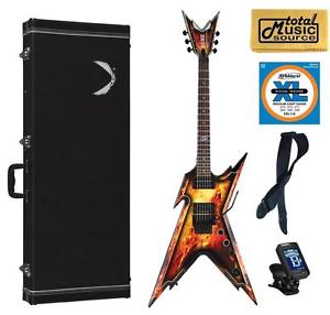 Dean DimeBag Razorback EXPLOSION Guitar, FREE Case Strings Strap Tuner Cloth ,R