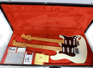 1993 Fender Custom Shop Stratocaster Double Neck Electric Guitar Fred Stuart