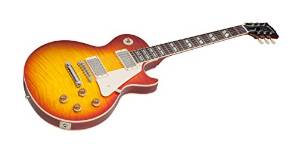 Gibson Custom Shop CSLPSLSWCNH1 CS Les Paul Long Scale Solid-Body Electric Guitar, Washed Cherry