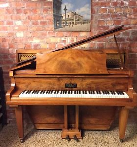 Robert Morley Art Case Walnut 'Upright Grand' Fully Restored and Guaranteed