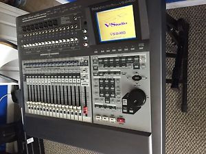 Roland VS-2480 Digital Recorder Loaded 160gb HD w/4 FX Cards Ext CDRW FS Monitor