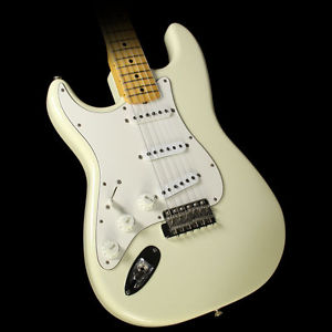 Used 1997 Fender Jimi Hendrix Tribute Stratocaster Electric Guitar Olympic White