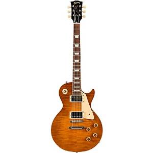 Gibson Custom 2015 True Historic 1959 Les Paul Reissue Aged Electric Guitar Vintage Lemon Burst