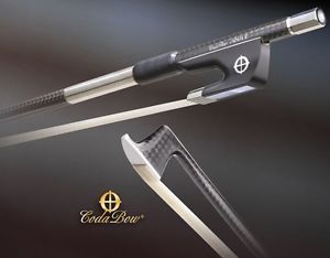 CodaBow Joule Violin Bow 4/4 - Quality Carbon Fibre Violin Bow Made in USA
