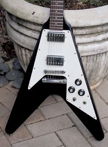 1981 Gibson Flying V ultra rare Black factory finish !