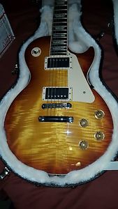 2013 Gibson Les Paul Traditional flametop case clean all original free usa s&h