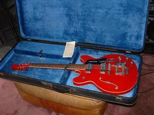 RARE VINTAGE BALDWIN GRETSCH ERA 335 STYLE GUITAR W/ BIGSBY / ORIGINAL CASE