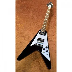 Edwards E-FV-100D Black Flying V Black Used Electric Guitar Best Deal Japan F/S