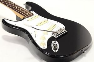 Fender American Standard Stratocaster Left Hand Rosewood Fingerboard Black