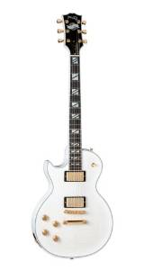 Gibson USA LPSULAUGH1 Solid-Body Electric Guitar, Left Handed, Alpine white burst