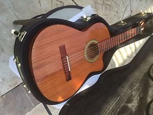 Pilarte Cutaway Classical Guitar with a well made case