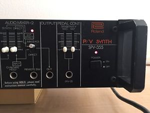 Vintage Roland System SPV-355 P/V Synth Rack Synthesizer VG-EX SRE-555 SVC-350