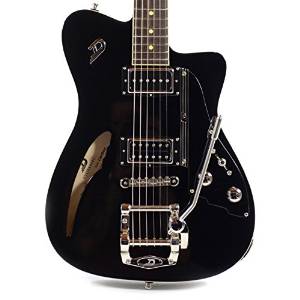 Duesenberg Caribou Black Tremolo w/Hardshell Case