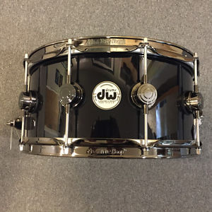 DW Drum Workshop Collectors Series 6.5x14 Gloss Black Snare Drum $659.94