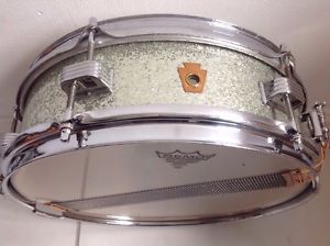 1958 WFL Ludwig LAS VEGAS Snare Drum Silver Sparkle Vintage Sept 30