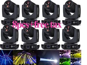 8PCS 230w Osram 7R Beam Moving Head Light For DMX DJ Party Stage Zoom 16 Prism