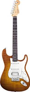 Fender Select Stratocaster HSS, Rosewood Fingerboard - Antique Burst