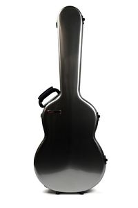Bam Hightech Classical Guitar Case, Silver Carbon