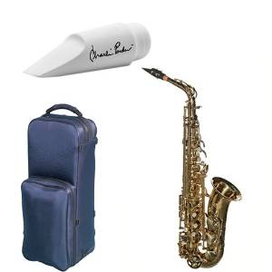 Virtuoso Series Professional Dark Lacquer Alto Saxophone Deluxe w/Legends Charlie Parker Mouthpiece
