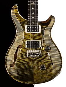 2014 PRS Custom 24 Semi Hollow MSL Limited Run 10 Top, Obsidian