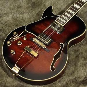 2010's Ibanez AG95L DBS(Dark Brown Sunburst) Hollow Guitar Free Shipping "Lefty"