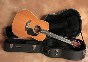 Vintage 1972 Martin D12-28 12 String Acoustic Dreadnought Guitar w Original Case