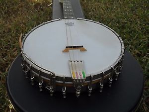 Vintage Early '20s Vega Whyte Laydie Style R Tenor Banjo, Plays Great, Hard Case