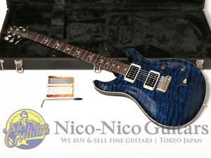 Paul Reed Smith 2011 Custom24 10Top 1pc QMT Whale Blue w/OHC EX condition