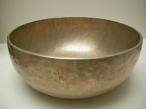 Klangschale Sonnenton 8000 gr. Fussreflex-Klangschale & Zubehör 2 x XXL-Klöppel