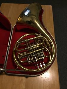 FE Olds & Sons French Horn With Hard Case Fullerton CA. Serial # 602711