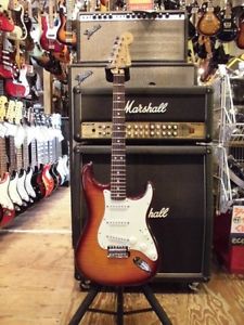 Fender Mexico Standard Stratocaster Plus Top Brown Burst Used Guitar Japan F/S