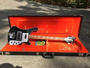1977 Rickenbacker 4001 Bass Jetglo Super Clean! Original Case!