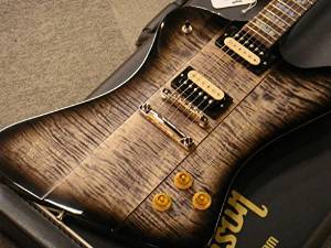 Free Shipping Gibson Custom Shop Tak Matsumoto Firebird Trans Black Burst