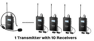 Anleon Adatto per Tour Guide, traduzioni itinerant 10 ricevitori 1 trasmettitori