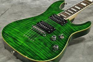 SCHECTER PA-FC / TH / See Thru Green Electric Free Shipping