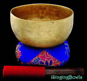 Antique Tibetan Singing Bowl: Thado 6 5/8", ca.17th Century, B -2 & F -8. VIDEO