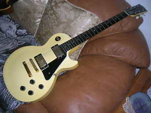 VINTAGE 1988 Gibson Les Paul Studio Aged WHITE EBONY BOARD NO BREAKS KILLER !!