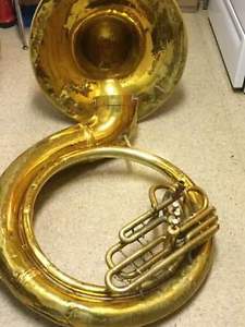 GOLD Sousaphone Conn 20K.  USA BBb