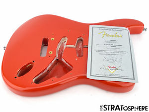 2010 American Fender Custom Shop Deluxe Strat BODY USA Guitar Candy Tangerine