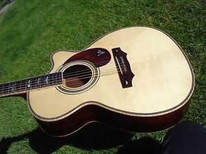 B.C. Rich Custom Shop USA Acoustic Prototype Guitar - Super Rare Cocobolo