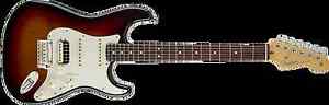 Fender American Standard Strat HSS Shawbucker, 3 Tone Sunburst, Rosewood Neck