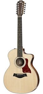 Taylor 254ce-DLX 12-String Grand Auditorium Acoustic-Electric Guitar Natural
