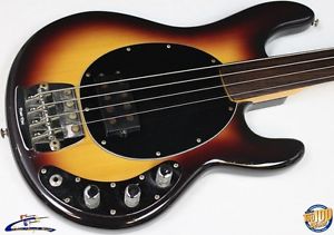 Vintage 1979 Music-Man Stingray Fretless 4-String Bass w/ HSC, Sunburst #37344