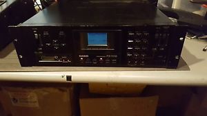 Casio FZ-10m Rack Sampler with SD card Floppy emulator and replacement screen