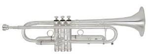 P. Mauriat PMT-700MS Trumpet, Matte Silver Plate with Case